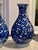 Blue and White Porcelain Vases - A Pair For Sale - Image 4 of 8
