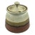 Artisan Hand Thrown Clay Salt or Sugar Cellar For Sale