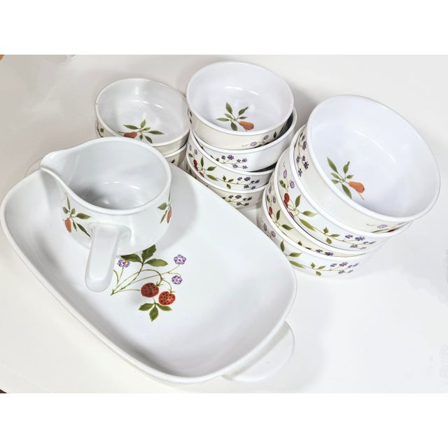 Noritake made this oven to table safe stoneware set berry perfect for a cobbler, crisp or just plain cooked fruit. Ever...