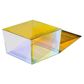 Glass Rho Oblong Coffee Table by Sebastian Scherer For Sale