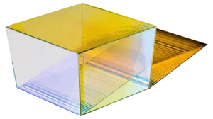 Glass Rho Oblong Coffee Table by Sebastian Scherer