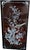 Asian Vintage Vietnamese Burgandy Lacquer Mother-of-Pearl Inlaid Wall Panels – Set of Four For Sale - Image 3 of 5