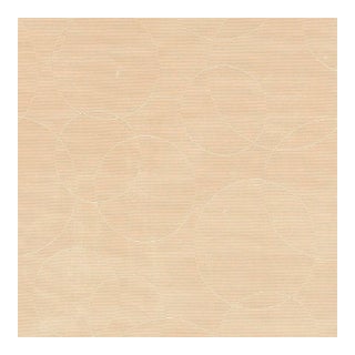 Sample - Schumacher Effervescence Fabric in Ivory For Sale
