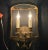 Pair of Mid 20th Century French Bronze Convex Half Lantern Wall Sconces, Louis XVI Ribbon & Reed For Sale - Image 4 of 10