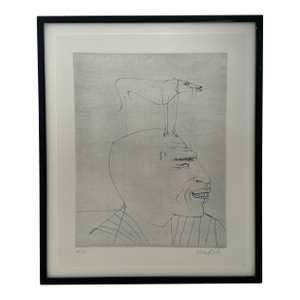 Paul Wunderlich Original Signed and Numbered Dry Etching