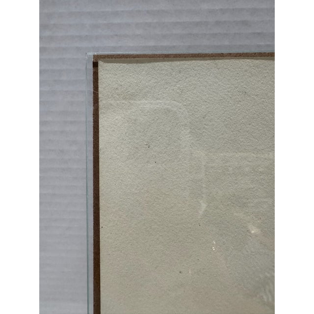 Signed Artist Proof "The Recluse" Barbara Shannon Ap 1968 Framed Print 14x16 For Sale In Atlanta - Image 6 of 7