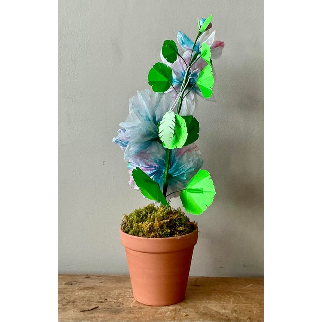 Early 21st Century Contemporary Hand Rolled Paper Flowers For Sale - Image 5 of 6