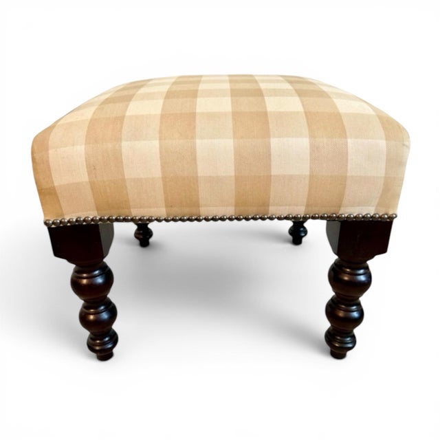 A charming and classic pair of stools from covetable George Smith. The Baby Signature Stool is handmade in England and...