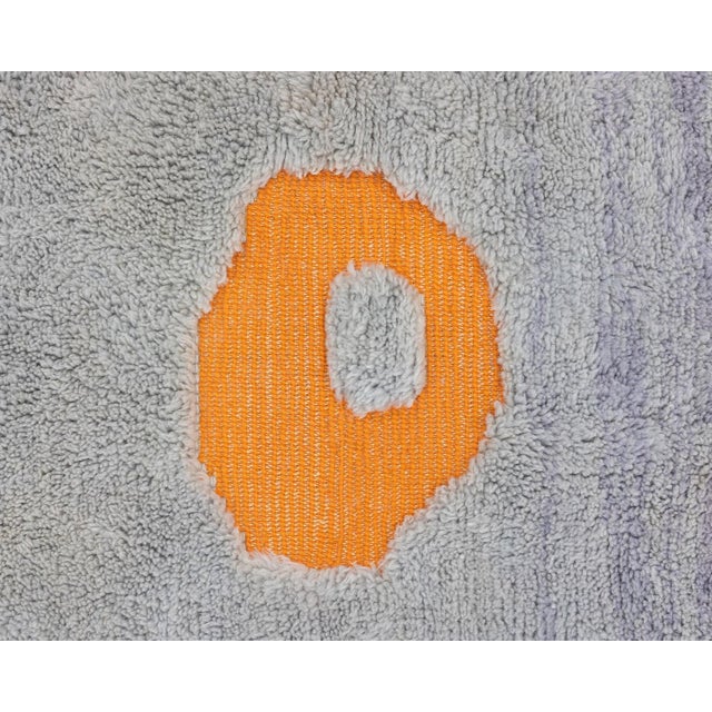Contemporary Hand-Knotted Wool Rug by Azele Studio For Sale - Image 3 of 11