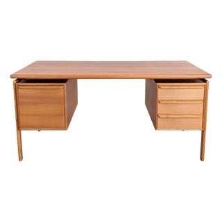 Mid-Century Teak Desk from GV Gaasvig For Sale