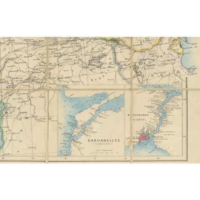 Mid 19th Century Wyld Map of Turkey in Asia, 1853 For Sale - Image 5 of 10