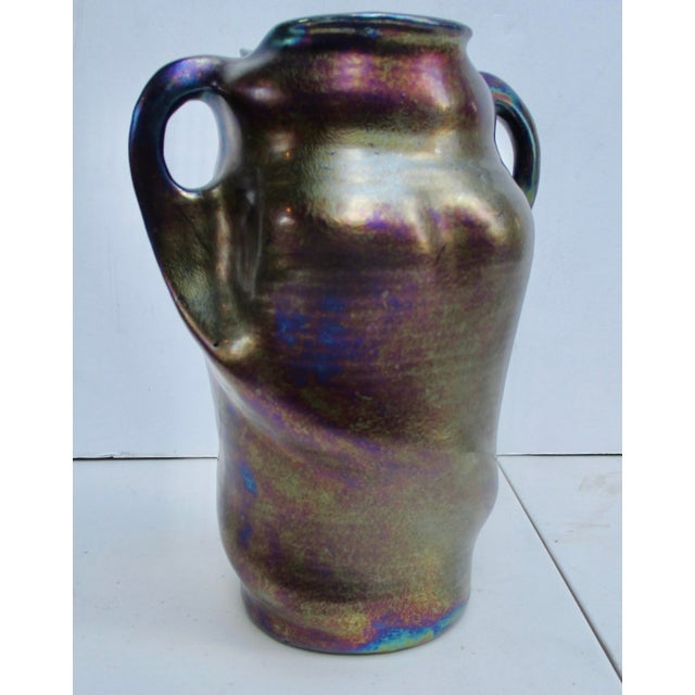 Austrian Art Nouveau Eosin Glazed Vase For Sale - Image 4 of 16