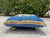 Vintage Floral Upholstered Footstool on Brass Ball Casters For Sale - Image 9 of 13