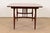 Broyhill Brasilia Style Mid-Century Modern Boat Shaped Walnut Extension Dining Table, Newly Refinished For Sale - Image 12 of 13