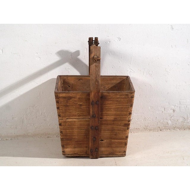 Antique Wooden Basket, 1900s For Sale - Image 4 of 8