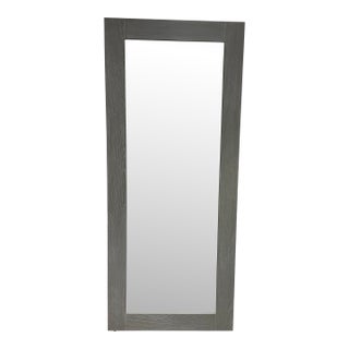 Cb2 Hanging/Leaning Gray Floor Mirror For Sale