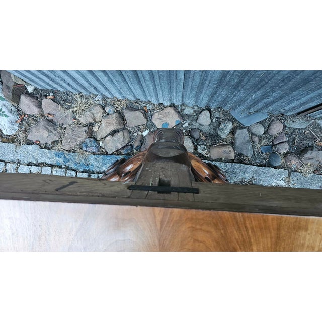 Art Nouveau Wooden Console Table For Sale - Image 6 of 9