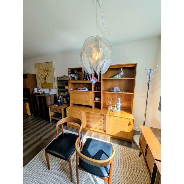 Transparent 1960s Mid-Century Modern Paul Secon Chandelier Swag Light for Sompex For Sale - Image 8 of 8