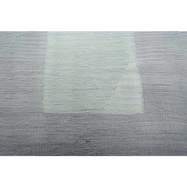 Handwoven Kilim Rug in Wool For Sale - Image 5 of 9