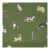 Sample - Schumacher x Happy Menocal Cats Wallcovering in Green For Sale