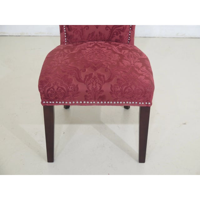 Approx: 10 Years Old Textured Damask Upholstery Tack Head Trim Condition: Excellent Original Finish & Condition Size:...