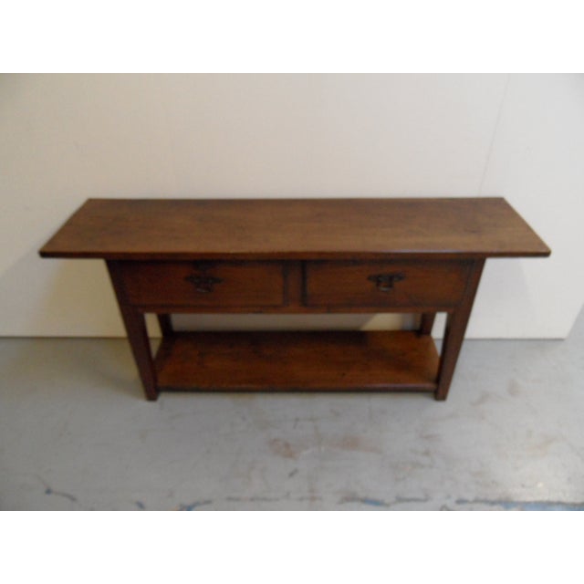 Wood Spanish Brow Side Table For Sale - Image 7 of 14