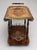 Mid-Century Modern Italian Floral Marquetry Drop Leaf Bar Cart For Sale - Image 3 of 6