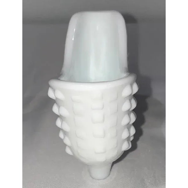 Shabby Chic Vintage 1950s Fenton Hobnail Slipper and Cat For Sale - Image 3 of 8