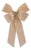Glittered Velvet Bow Ornament (Set of 2) For Sale