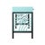 Not Yet Made - Made To Order Swirl Writing Desk - Turquoise For Sale - Image 5 of 9