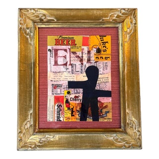 Contemporary Original Hands Across America Collage by Wayne Cunningham For Sale