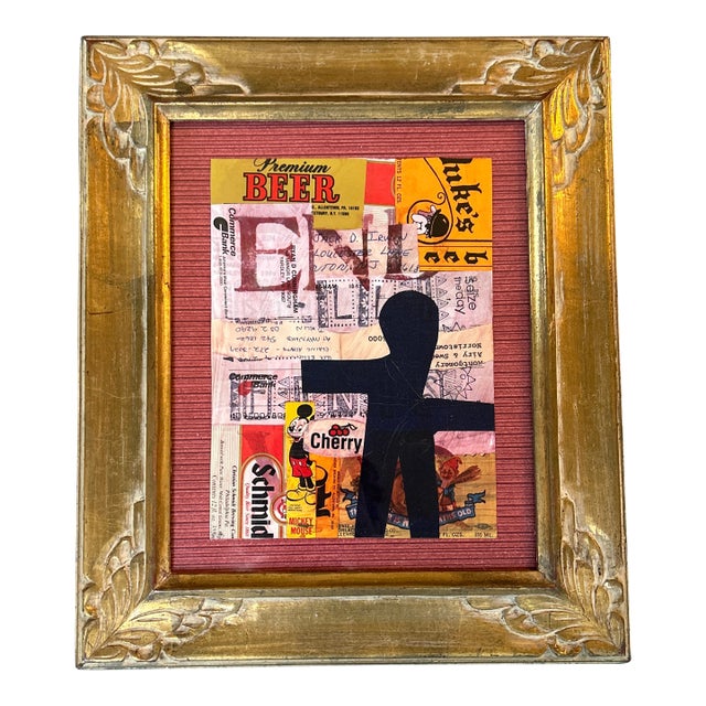 Contemporary Original Hands Across America Collage by Wayne Cunningham For Sale