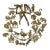 Vintage Petite Choses Brass Holiday Wreath For Sale