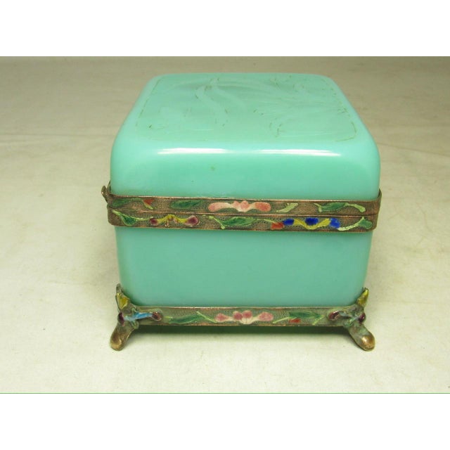 Antique Chinese Peking Glass Box For Sale In San Francisco - Image 6 of 17