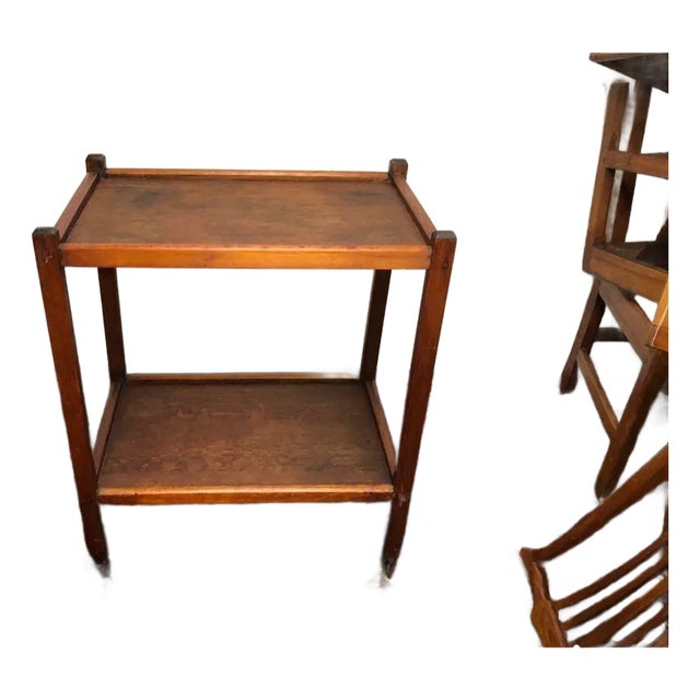 Vintage Arts & Crafts Tea Wagon or Bar Trolley Cart. For Sale