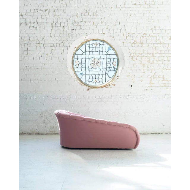 1980s Vladimir Kagan Chaise Lounge for Directional For Sale - Image 5 of 12