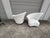 Pair of Asymmetrical Channel Back Lounge Chairs For Sale - Image 13 of 14