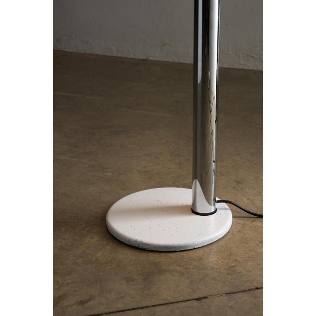 Metal White Floor Lamp attributed to Enrique Franch for Metalarte, 1970s For Sale - Image 7 of 13