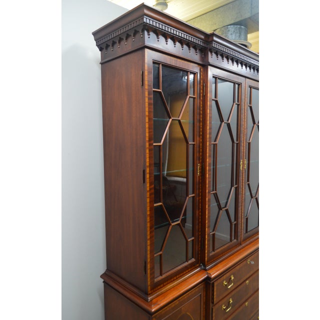 Hickory Chair Historical James River Mahogany Breakfront China Chairish