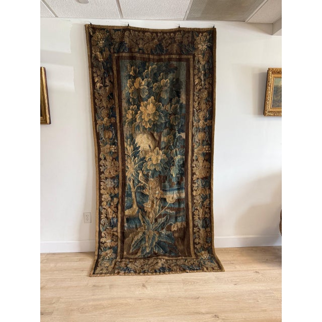 Woven in the celebrated ateliers during the grand siècle, this remarkable tapestry bears witness to the golden age of...