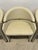 Matteo Grassi Cream Leather Barrel Back Dining Arm Chairs - Set of Four For Sale - Image 9 of 12