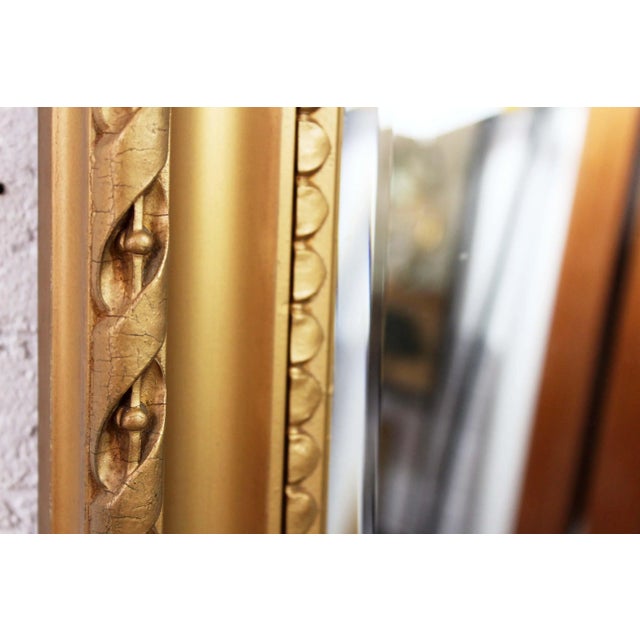 Vintage Golden Mirror For Sale - Image 9 of 11