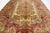 Vintage 1930s Tan Handcrafted Persian Wool Rug With Rosette Motif For Sale - Image 9 of 10