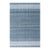 6x9 Blue Flat Weave Wool Banded Diamond Border Geometric Modern Carpet Rug For Sale