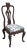 Fremarc Designs Carved Slat Back Side Chair For Sale