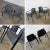 Vintage Modern Armchairs Herman Miller Chrome & Black Original Fabric, a Pair For Sale - Image 9 of 13