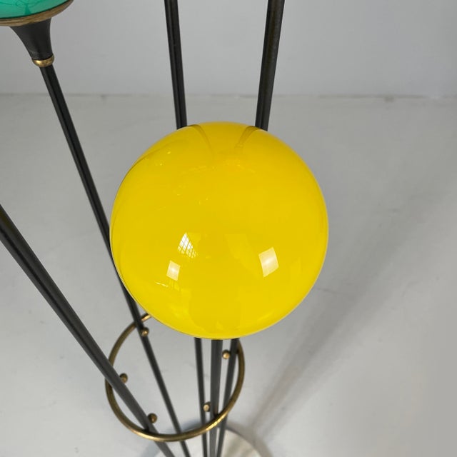Mid-Century Modern Italian Alberello Floor Lamp attributed to Stilnovo, 1950s For Sale - Image 6 of 18