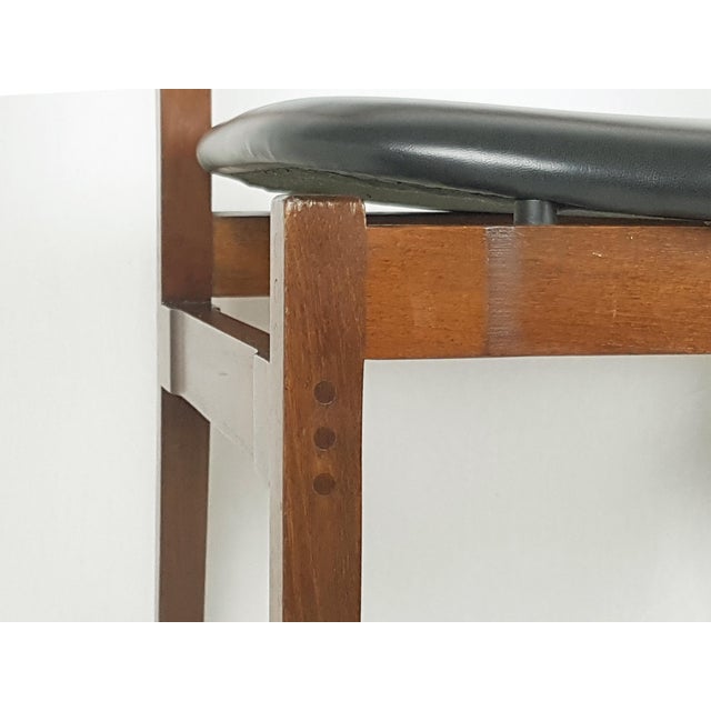 Model 104 Dining Chairs by G. Frattini for Cassina, 1960s, Set of 6 For Sale - Image 11 of 17