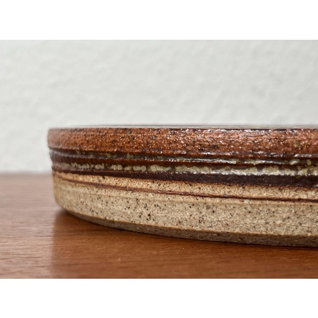 Mid-Century Modern Danish Studio Pottery Bowls by Tue Poulsen for Tue Keramik, 1960s, Set of 2 For Sale - Image 14 of 18