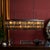 Aloadecor Modern Linear Luxury Rectangular Fring Smoke Crystal Chandelier For Sale In Houston - Image 6 of 7